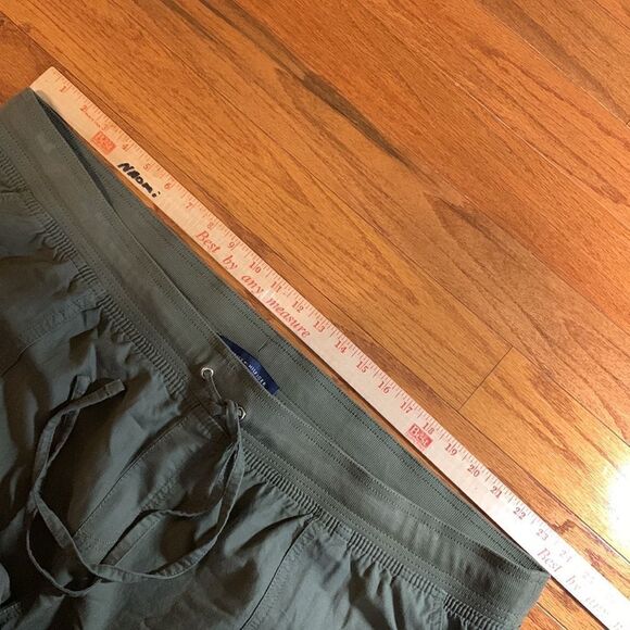 Tommy Hilfiger Sz 3X cargo/jogger cool/comfy olive green pants w/button-up cuff - Picture 5 of 12